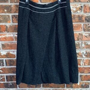 Emozioni wool, linen skirt